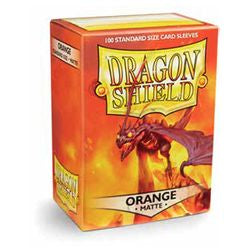 Dragon Shields: (100) Matte Orange