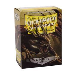 Dragon Shields: (100) Matte Umber