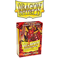 Dragon Shields Japanese: (60) Matte Crimson