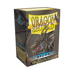 Dragon Shields: (100) Brown