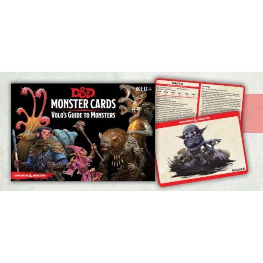 D&D VOLOS GUIDE TO MONSTER CARDS
