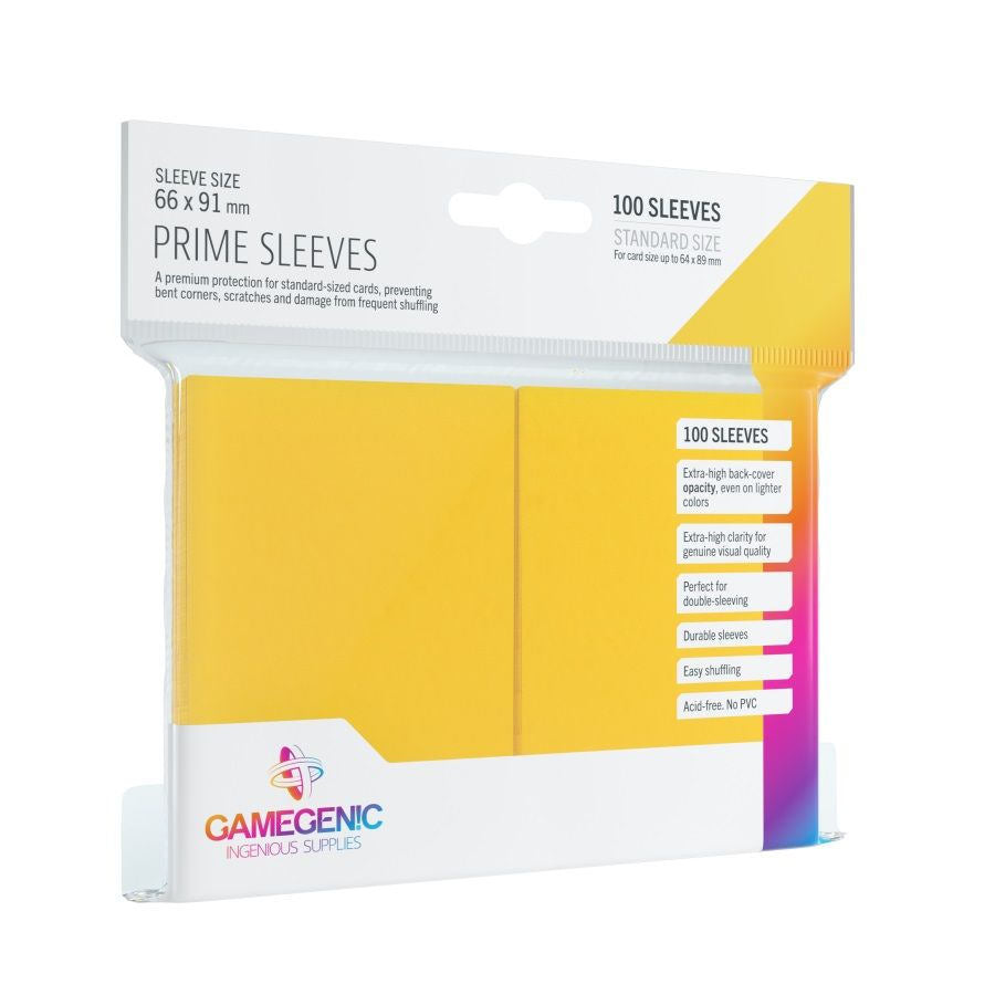 GAMEGENIC: PRIME SLEEVES: YELLOW