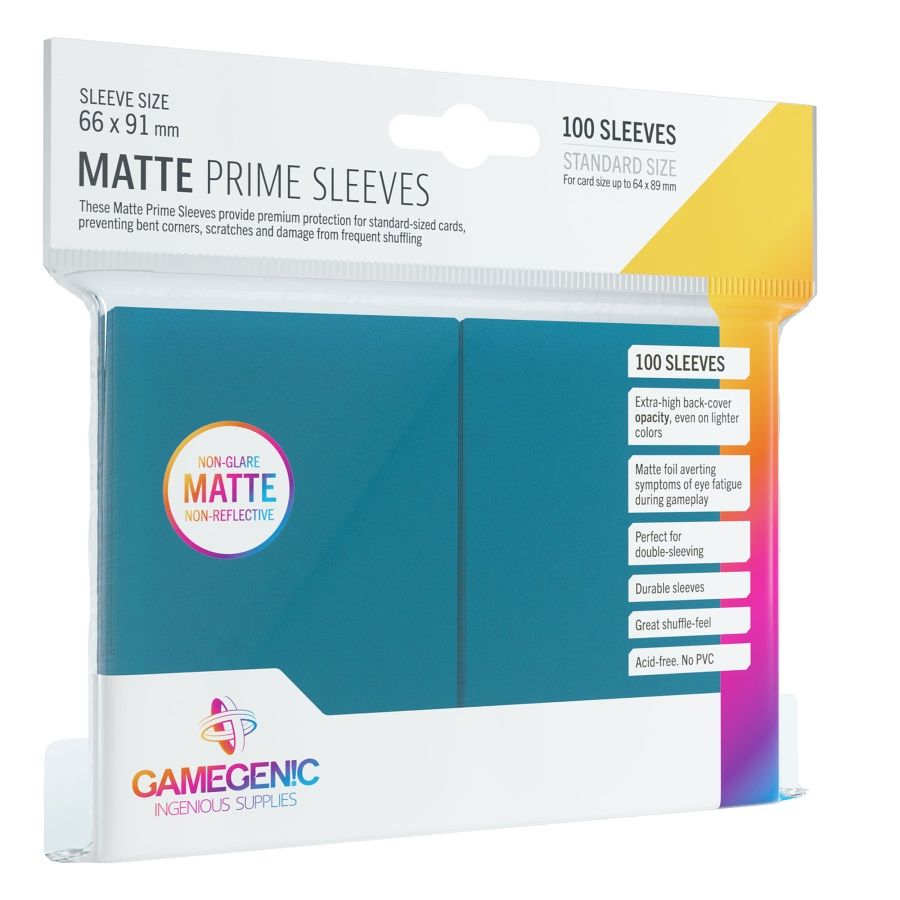 GAMEGENIC: MATTE PRIME SLEEVES: BLUE