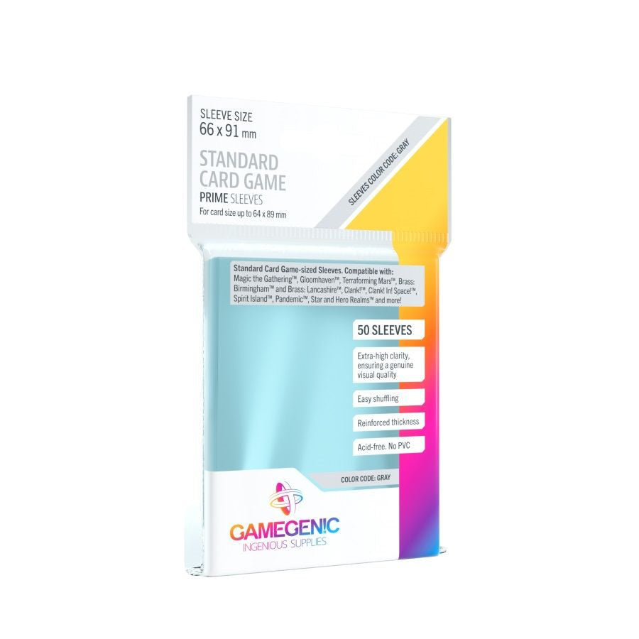 GAMEGENIC: PRIME SLEEVES: STANDARD CARD GAME