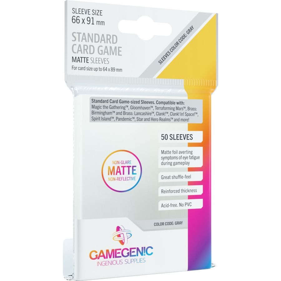 GAMEGENIC: MATTE Sleeves: Standard American