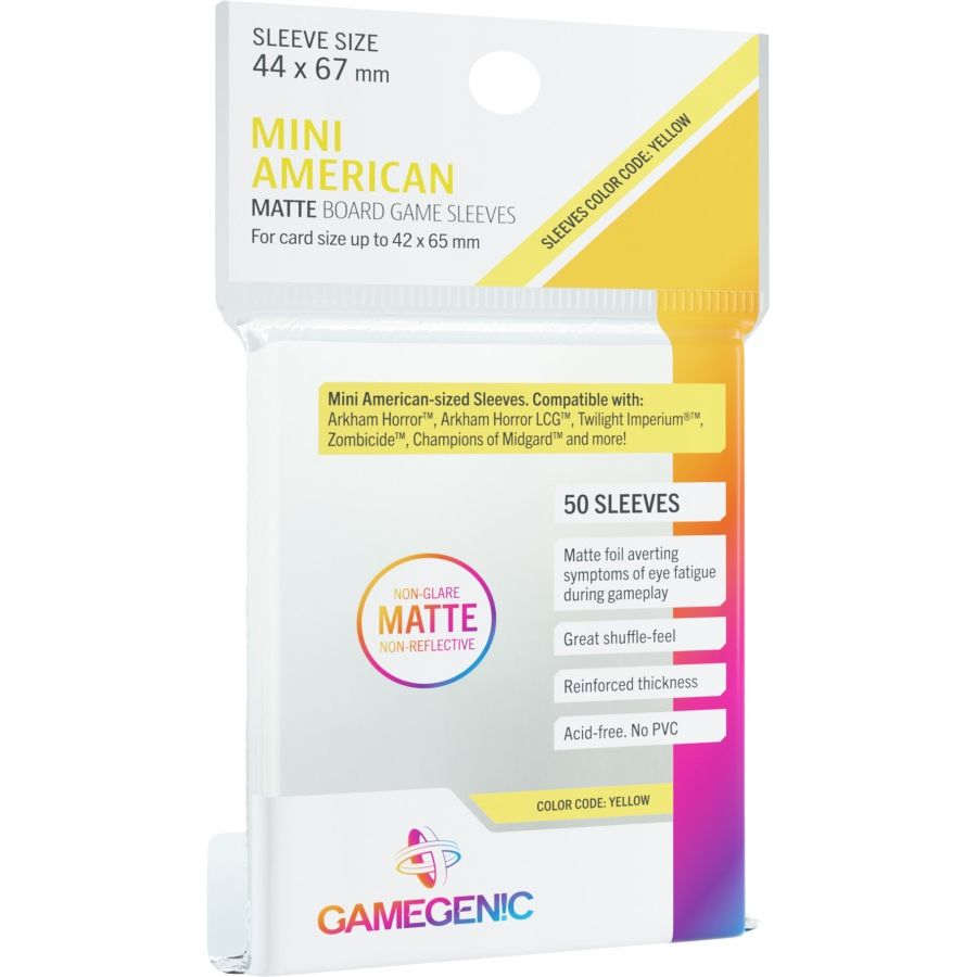 GAMEGENIC: MATTE Sleeves: Mini American