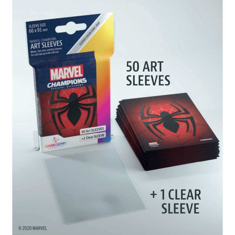 GAMEGENIC: MARVEL CHAMPIONS ART SLEEVES: SPIDER-MAN (51CT)