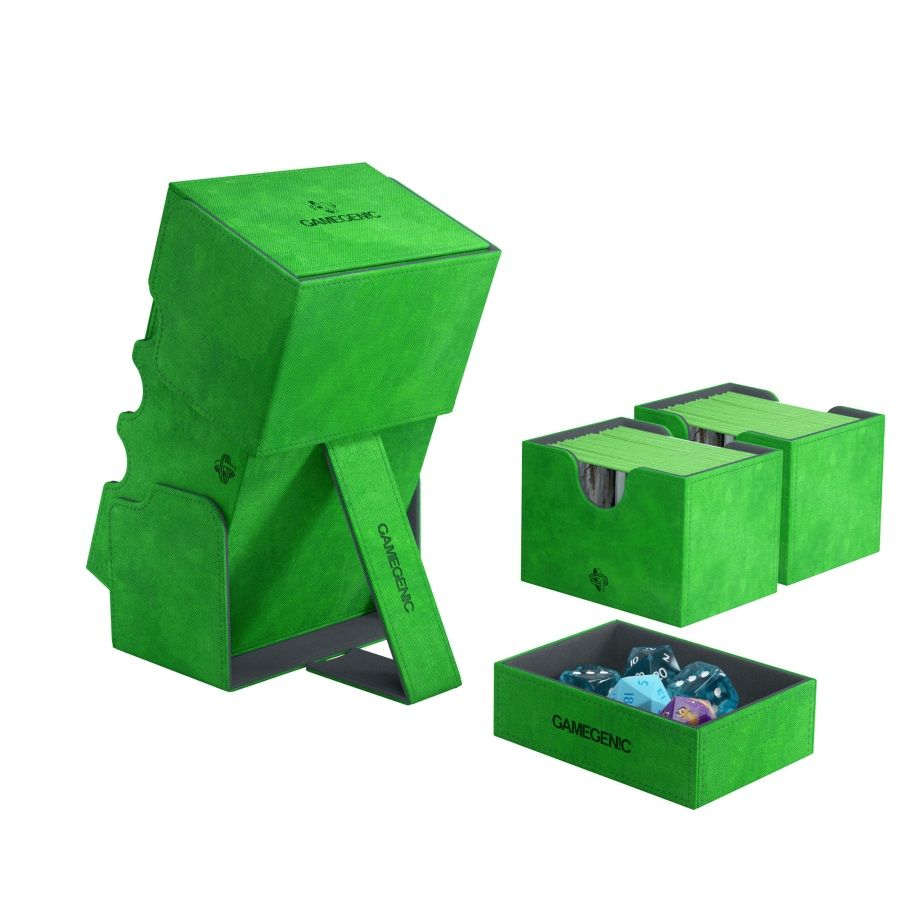 GAMEGENIC: Stronghold Deck Box 200+ Green