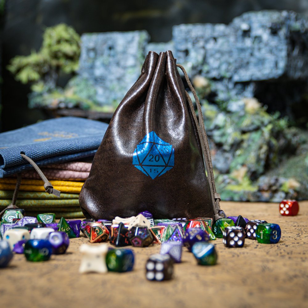 Grimbeard: Dice Bag- Medium Flat