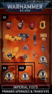 Imperial Fists: Primaris Upgrades & Transfers