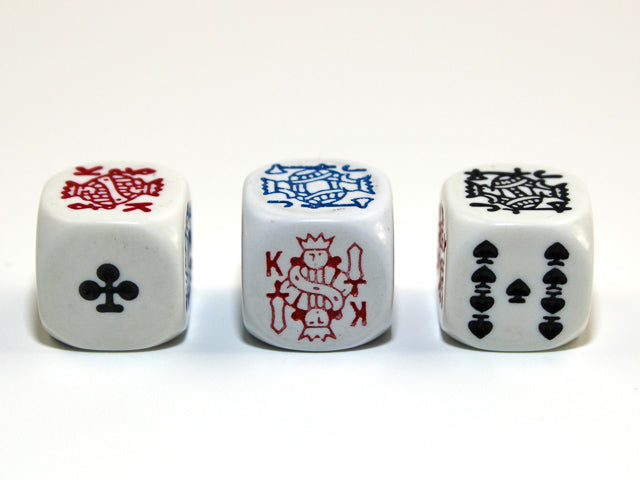 16mm Opaque Poker Dice
.