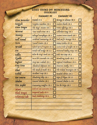 MYSTERY LOOT: LOST TOME OF MONSTERS
