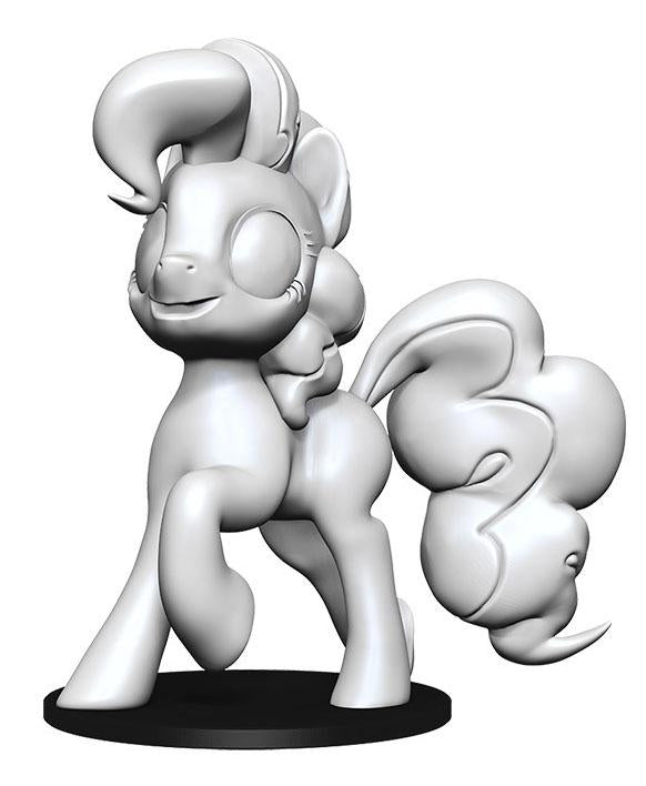 My Little Pony Themed Deep Cuts TM Unpainted Miniatures: Pinkie Pie