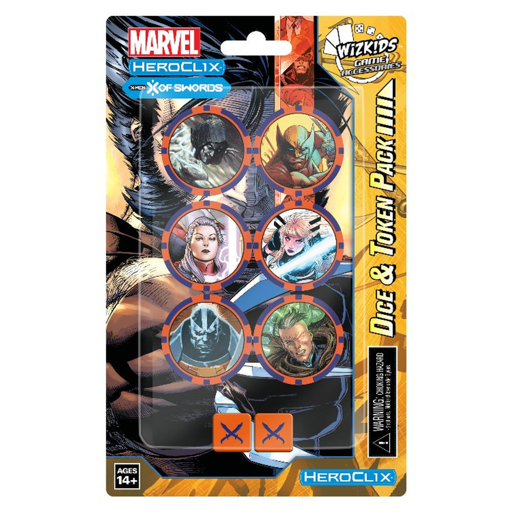 Marvel HeroClix: X-Men X of Swords Dice and Token Pack