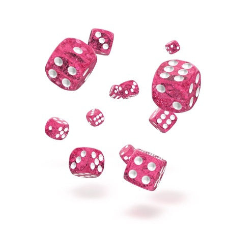 OAKIE DOAKIE DICE: D6 12MM SPECKLED - PINK (36CT)