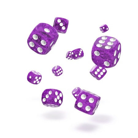 OAKIE DOAKIE DICE: D6 12MM SPECKLED - PURPLE (36CT)