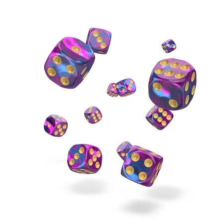 OAKIE DOAKIE DICE: D6 12MM GEMIDICE - AMETHYST (36CT)