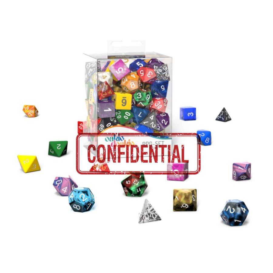 OAKIE DOAKIE DICE: POLYHEDRAL RPG SET MIXED ASSORTMENT (105 CT)