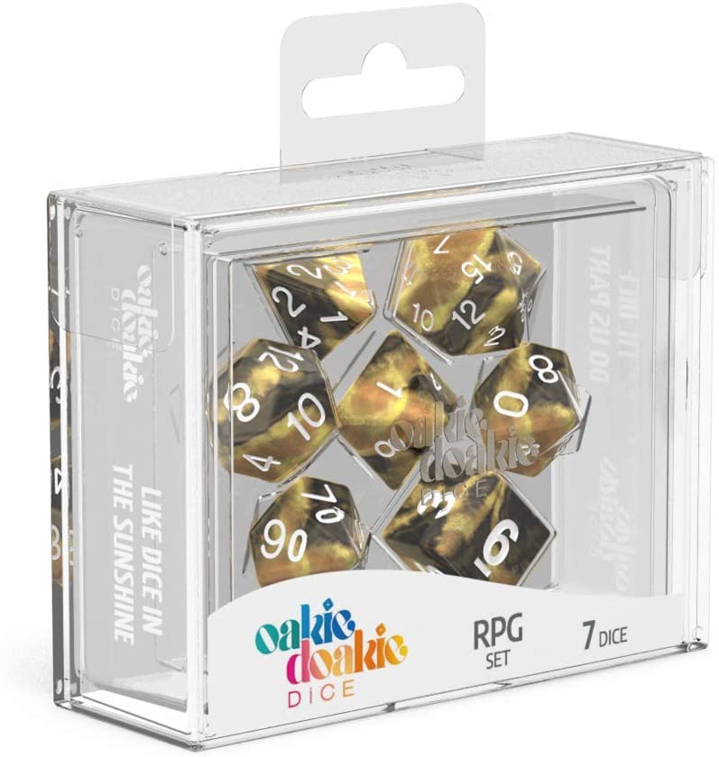 OAKIE DOAKIE DICE: RPG SET GEMIDICE - HORNET (7CT)