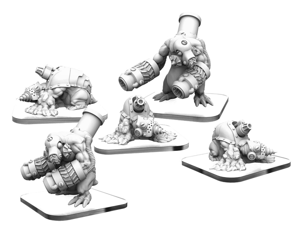 Monsterpocalypse Oppressors, Mollock Mortars Units