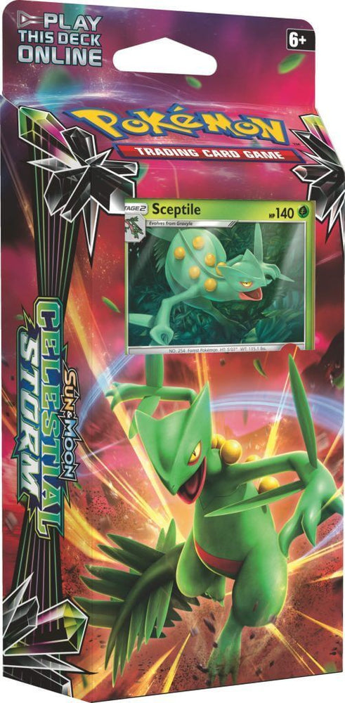 POKÉMON TCG Sun & Moon Celestial Storm Theme Deck Sceptile