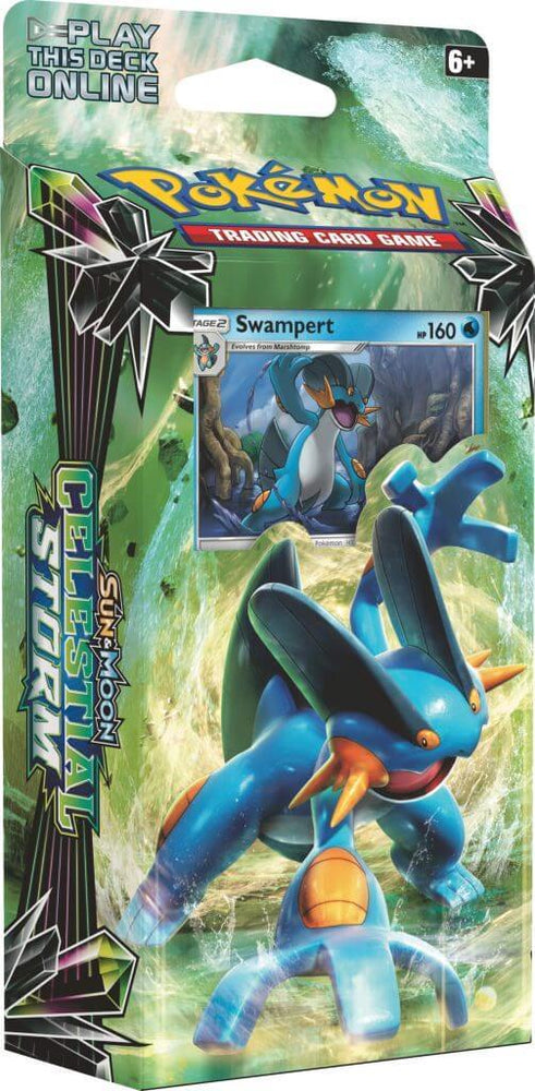 POKÉMON TCG Sun & Moon Celestial Storm Theme Deck Swampert