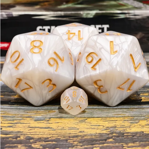 55MM TITAN D20 - WHITE PEARL