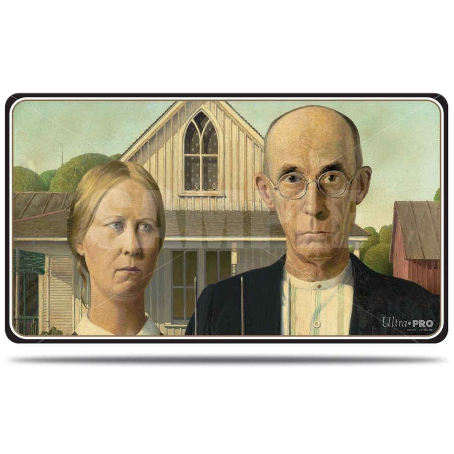 ULTRA PRO FINE ART PLAYMAT - AMERICAN GOTHIC