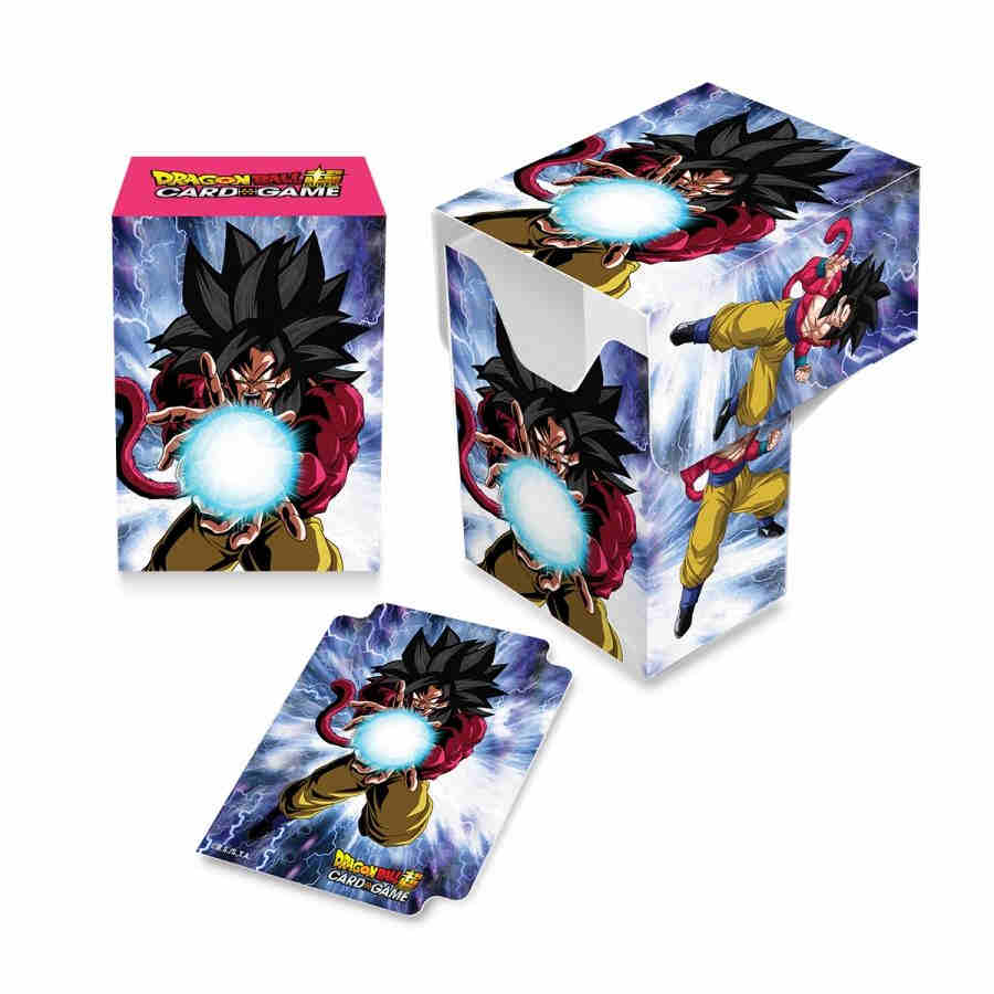 ULTRA PRO: DRAGON BALL SUPER FULL-VIEW DECK BOX - SUPER SAIYAN 4 GOKU