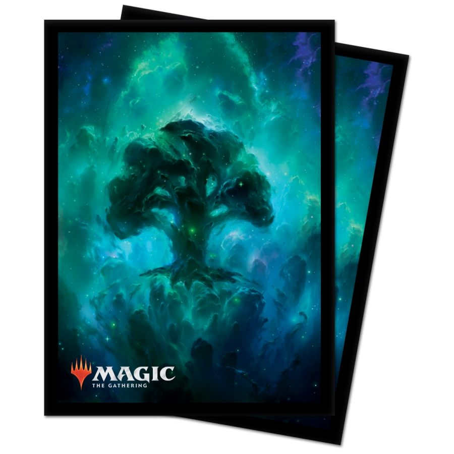 ULTRA PRO: MAGIC THE GATHERING DECK PROTECTOR - CELESTIAL LANDS - FOREST (100CT)