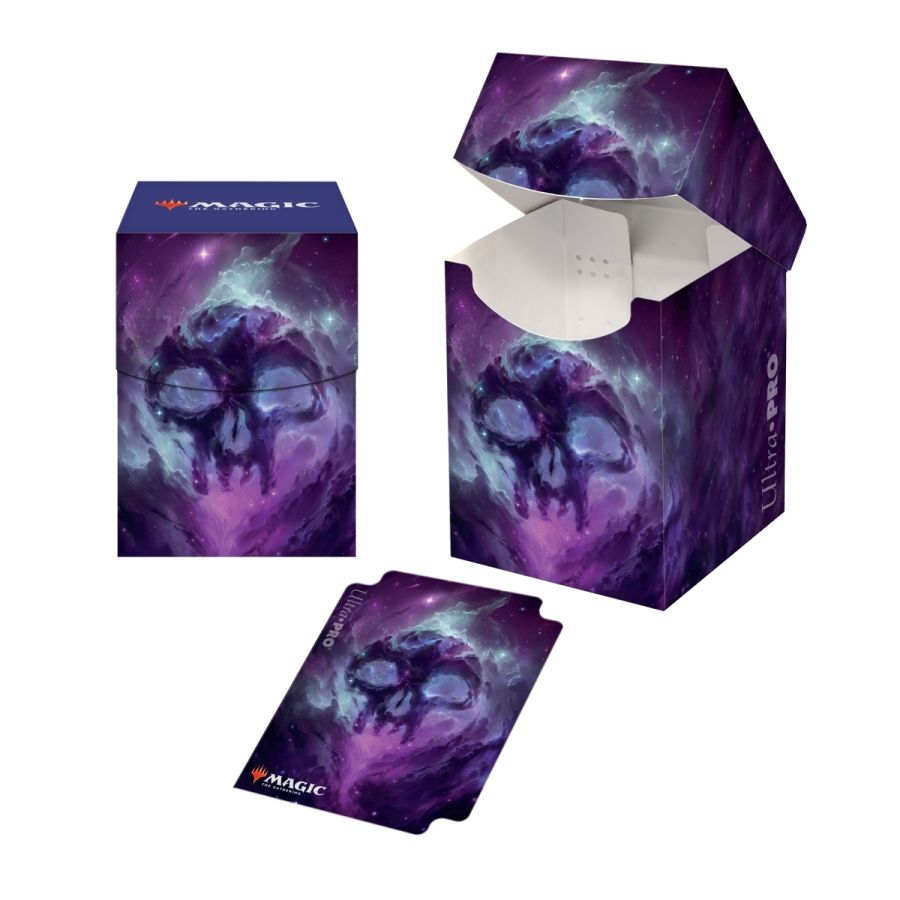 ULTRA PRO: MAGIC THE GATHERING DECK BOX 100+ PRO - CELESTIAL LANDS - SWAMP
