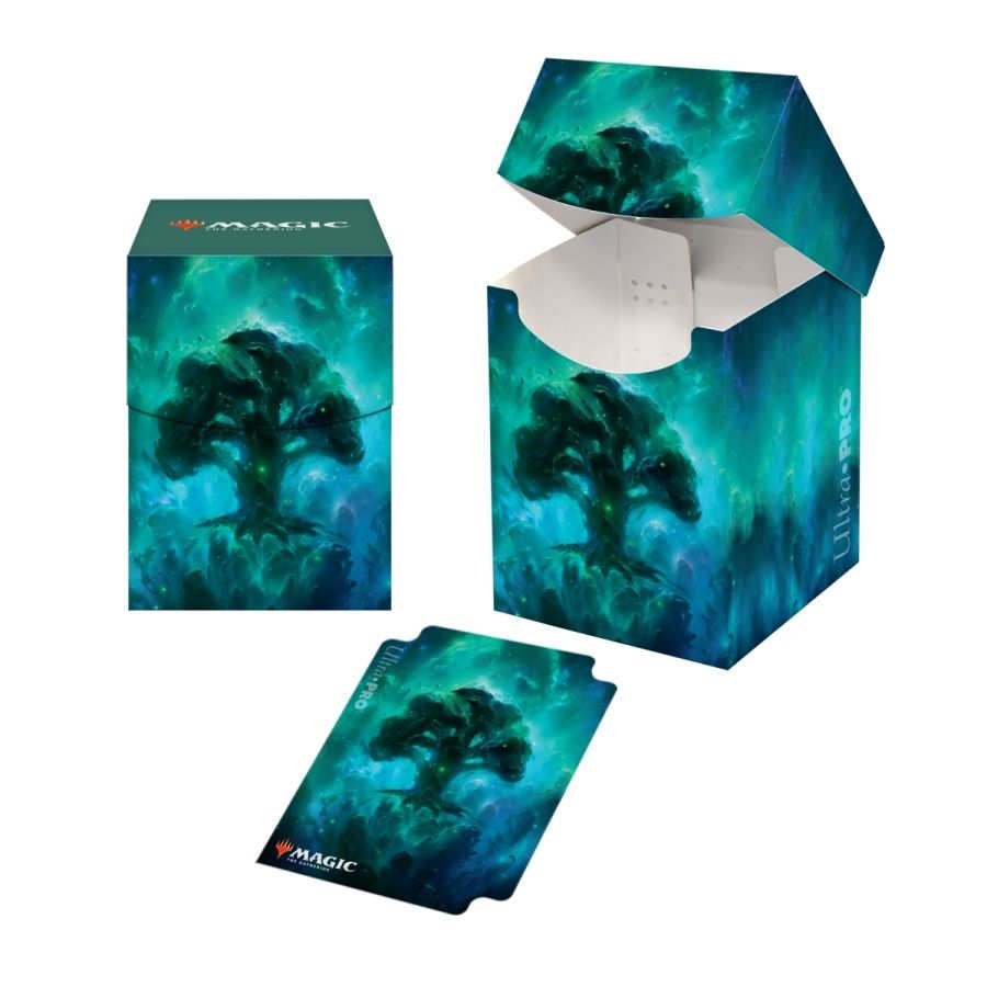 ULTRA PRO: MAGIC THE GATHERING DECK BOX 100+ PRO - CELESTIAL LANDS - FOREST