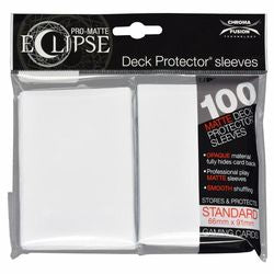 ULTRA PRO: ECLIPSE DECK PROTECTOR - ARCTIC WHITE STANDARD 100CT