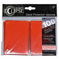 ULTRA PRO: ECLIPSE DECK PROTECTOR - APPLE RED STANDARD 100CT