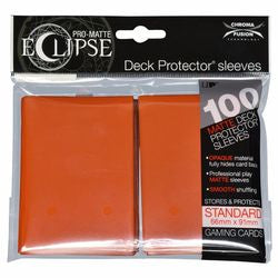 ULTRA PRO: ECLIPSE DECK PROTECTOR - PUMPKIN ORANGE STANDARD 100CT