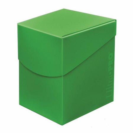 ULTRA PRO: ECLIPSE DECK BOX  - LIME GREEN PRO 100+ 85688