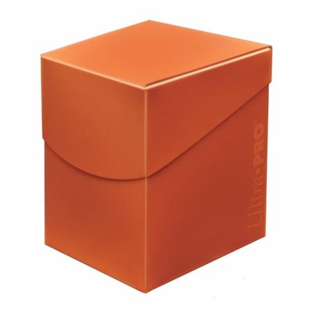ULTRA PRO: ECLIPSE DECK BOX  - PUMPKIN ORANGE PRO 100+ 85689