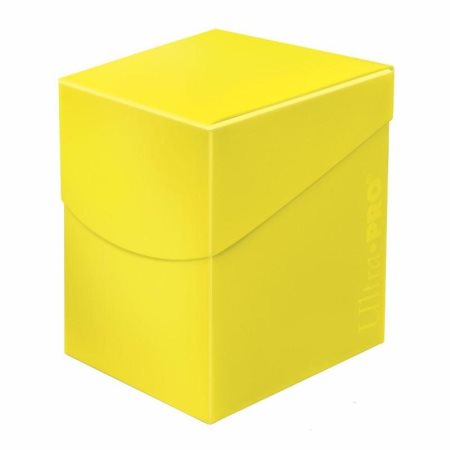 ULTRA PRO: ECLIPSE DECK BOX  - LEMON YELLOW PRO 100+ 85690