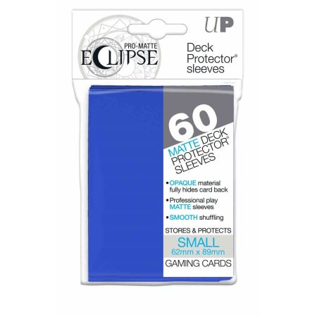 ULTRA PRO: ECLIPSE DECK PROTECTOR - PACIFIC BLUE SMALL 60CT 85828