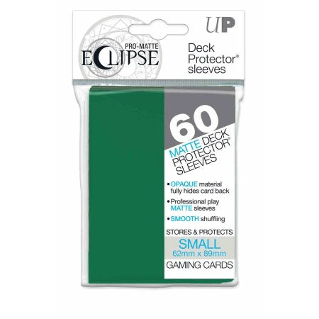 ULTRA PRO: ECLIPSE DECK PROTECTOR - FOREST GREEN SMALL 60CT 85831