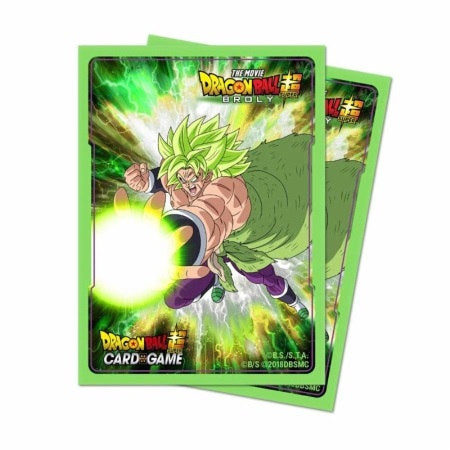 ULTRA PRO: DRAGON BALL SUPER DECK PROTECTOR - BROLY STANDARD 65CT