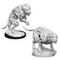 Pathfinder Deep CutsTM Unpainted Miniatures: Hell Hounds