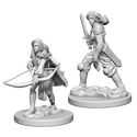 Pathfinder Deep CutsTM Unpainted Miniatures: Human Female Fighter