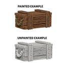 WizKids Deep Cuts Unpainted Miniatures: Crates