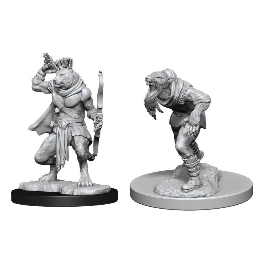 D&D Nolzur's Marvelous Miniatures -  Wererat & Weretiger