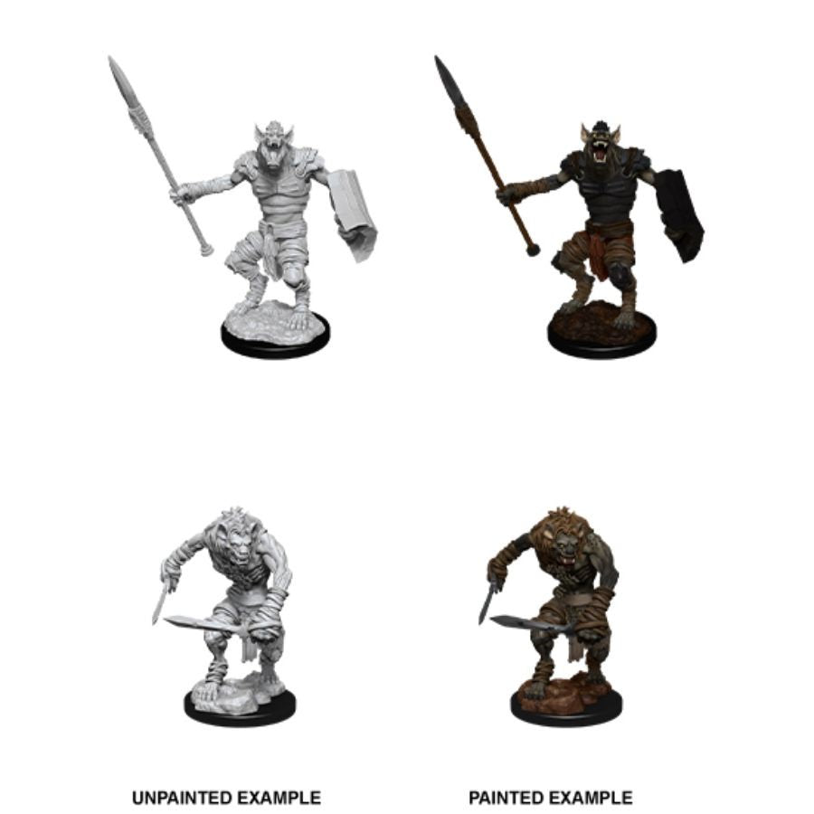 D&D Nolzur's Marvelous Miniatures: Gnoll & Gnoll Flesh Gnawer