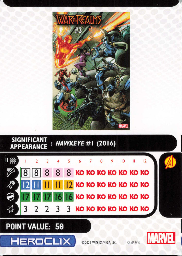 Hawkeye #012 Common Avengers: War of the Realms