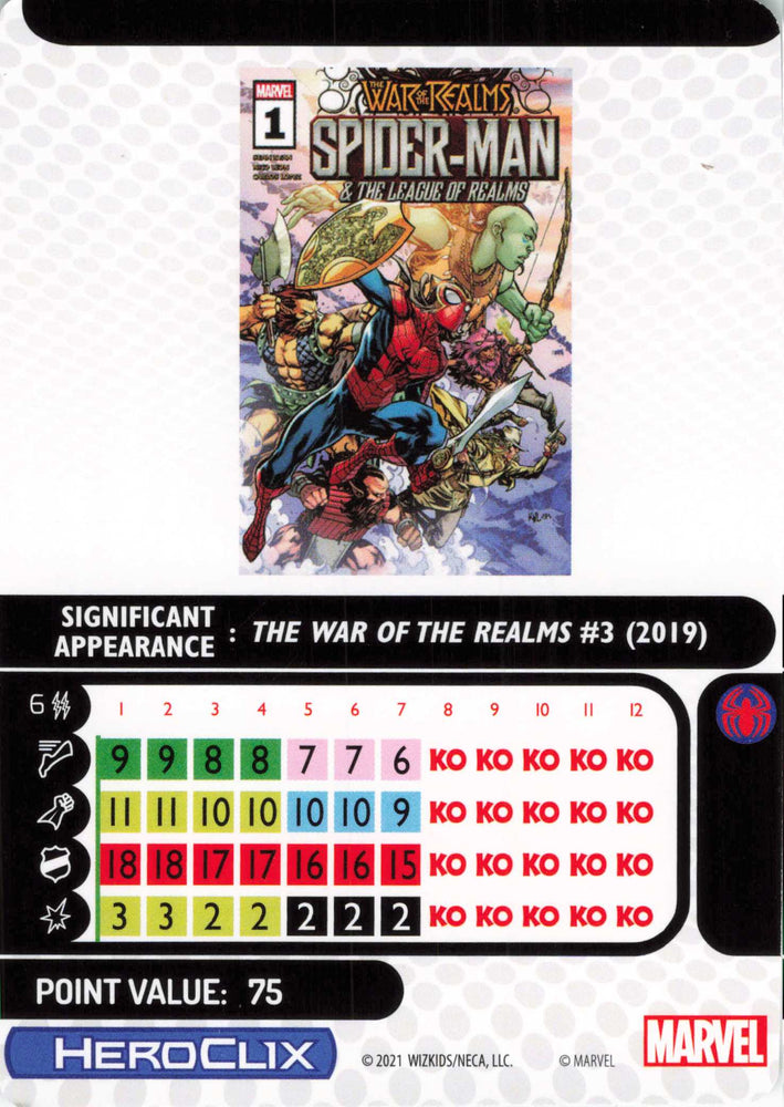 Spider-Man #016 Common Avengers: War of the Realms
