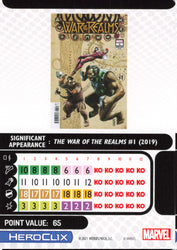 King Ulik #034 Rare Avengers: War of the Realms