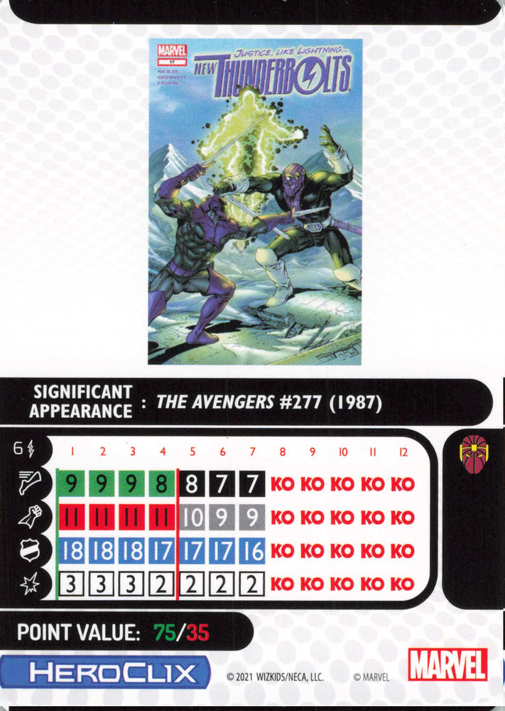Baron Zemo #036 Rare Avengers: War of the Realms
